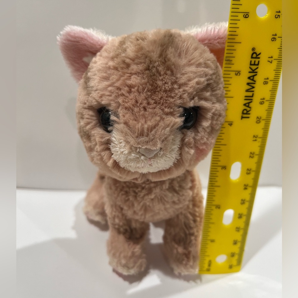 Sunlemon Brown neko Cat Animal Plush 6" Stuffed Toy Doll - Picture 5 of 12
